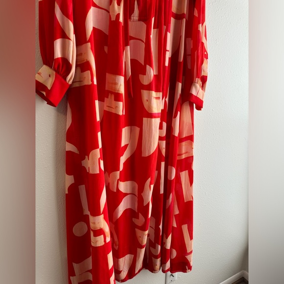 H&M STUDIO COLLECTION TRINNY WOODALL GEOMETRIC PATTERNED DRESS - Picture 7 of 10